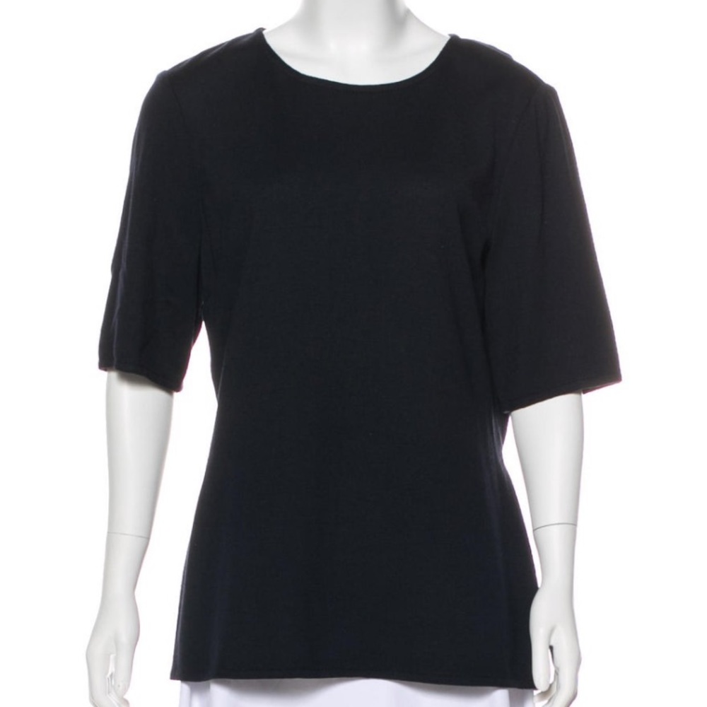 St. John’s Midnight wool blend top